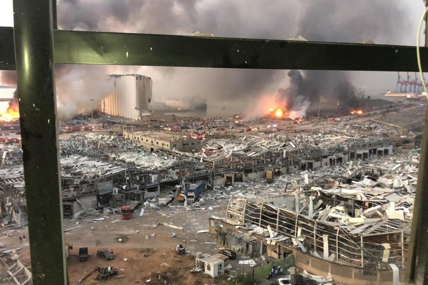 Beyrut'taki patlamada en az 25 ölü 2 bin 500 yaralı var